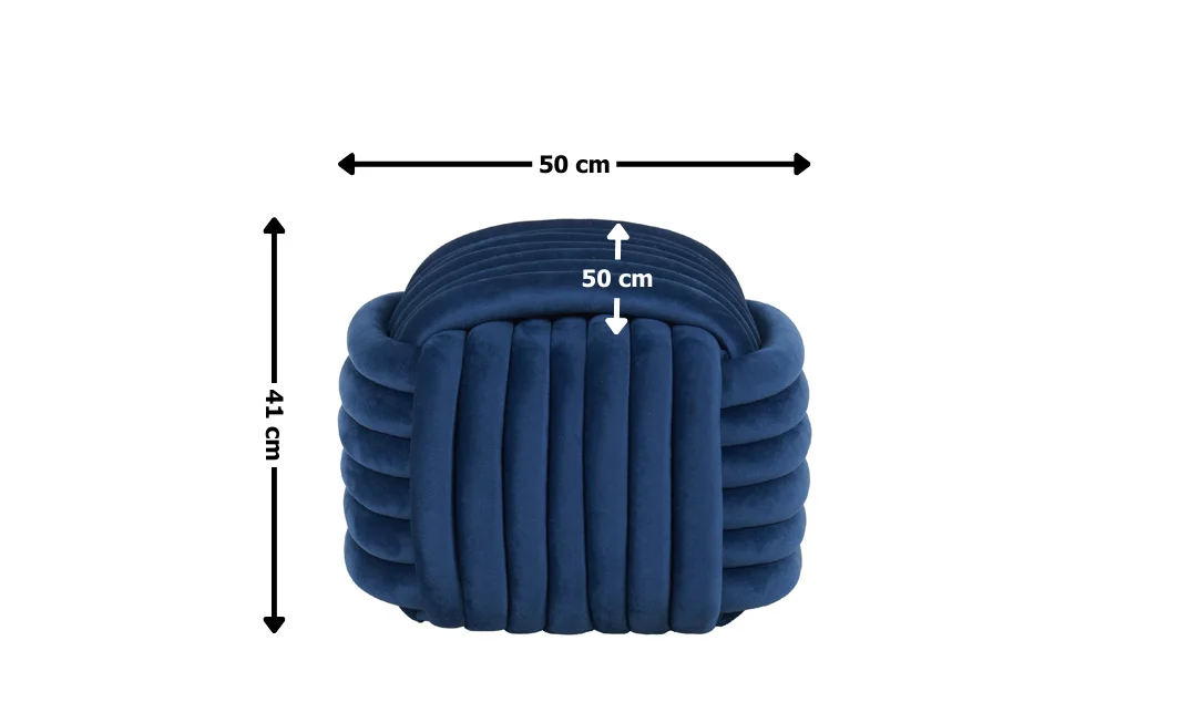 Taburet P030, Albastru 1