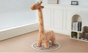 Taburet Girafă KJP5296, Portocalie 