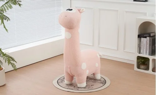 Taburet Căprioară  KJP5297, Roz