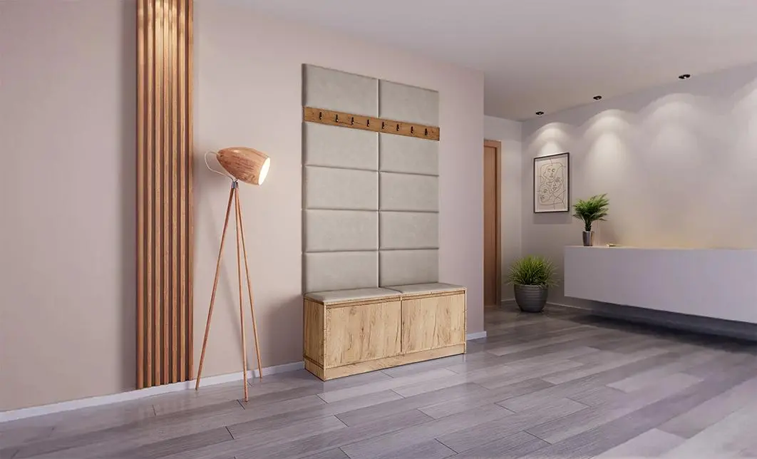 Cuier Hol Klaus IV, Kraft/Gri deschis