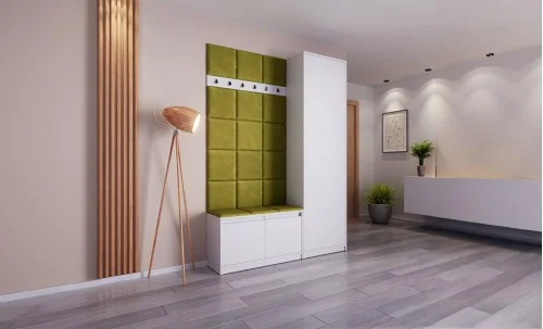 Cuier Hol Klaus I, Alb/Verde