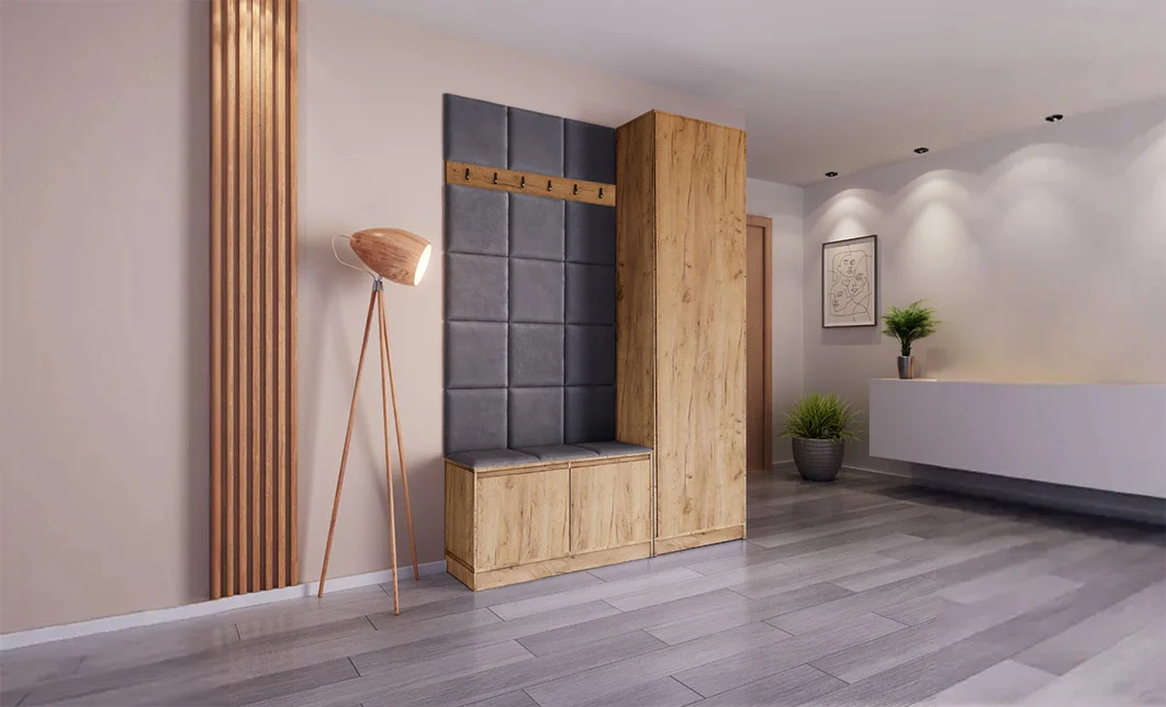 Cuier Hol Klaus I, Kraft/Gri Inchis