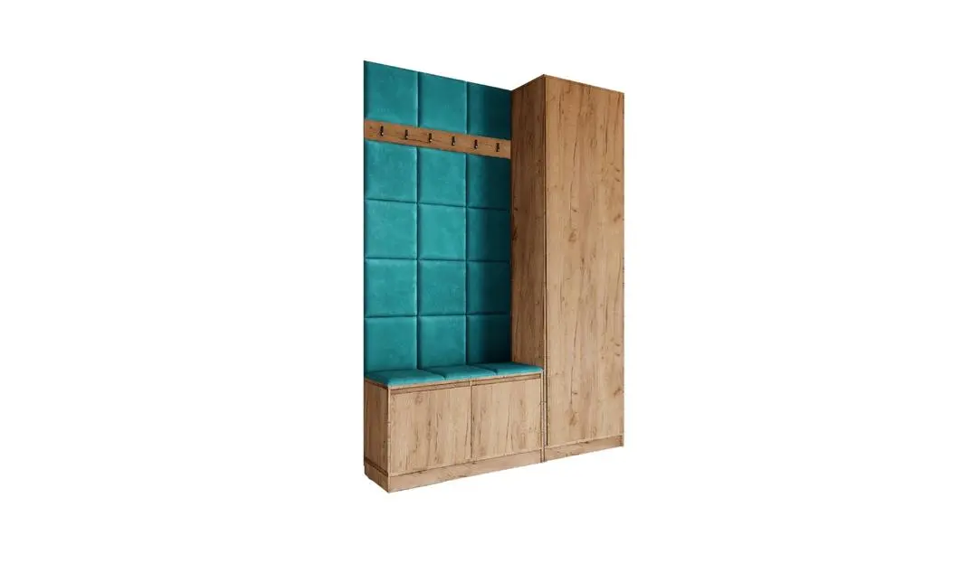 Cuier Hol Klaus I, Kraft/Turquoise 2