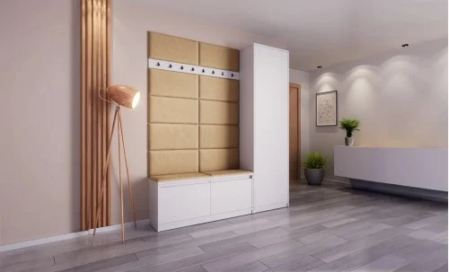 Cuier Hol Klaus III, Alb/Crem