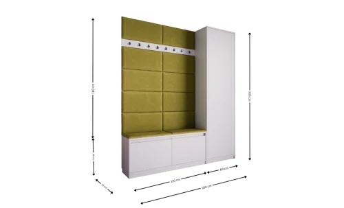 Cuier Hol Klaus III, Alb/Verde