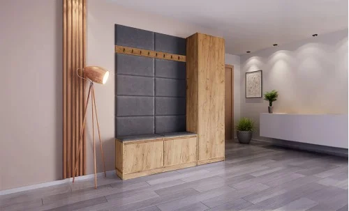 Cuier Hol Klaus III, Kraft/Gri Inchis