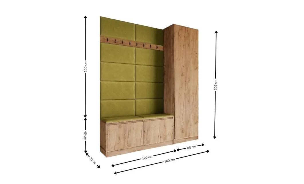 Cuier Hol Klaus III, Kraft/Verde 3