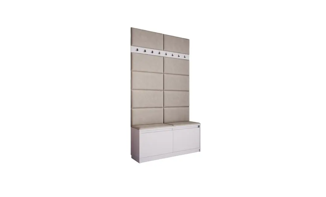 Cuier Hol Klaus IV, Alb/Gri Deschis 1