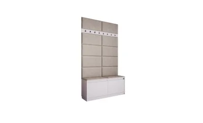 Cuier Hol Klaus IV, Alb/Gri Deschis