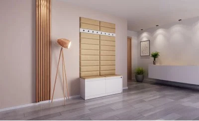 Cuier Hol Klaus VI, Alb/Crem