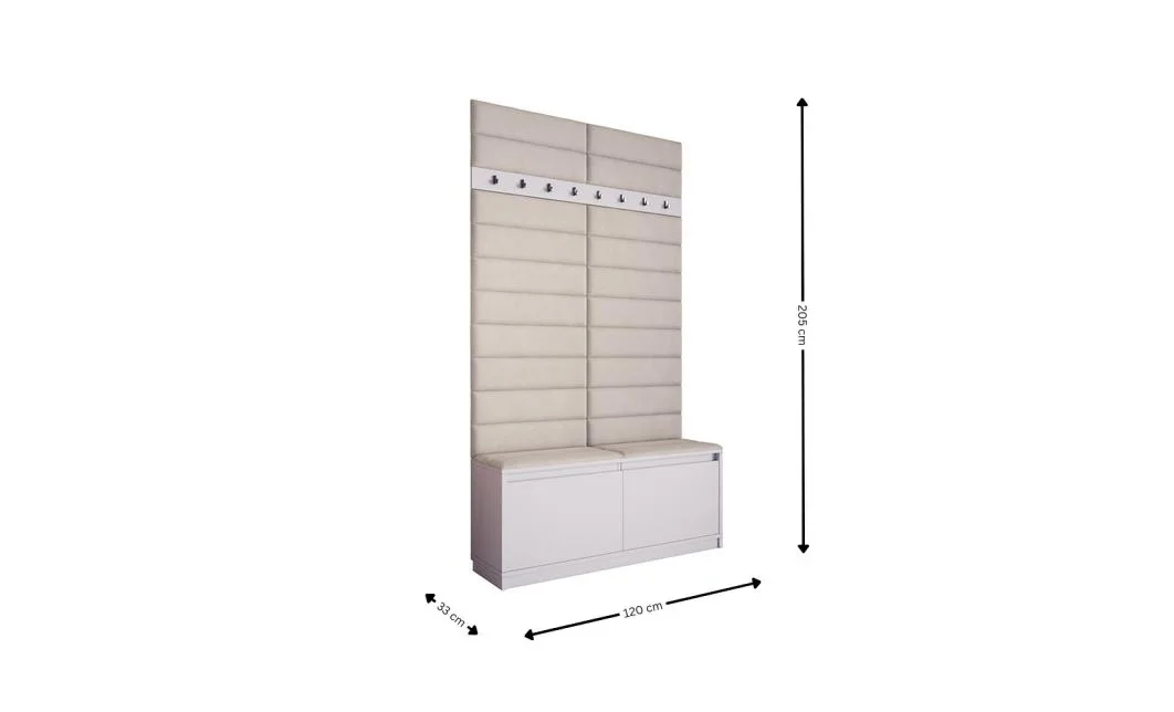 Cuier Hol Klaus VI, Alb/Bej 2