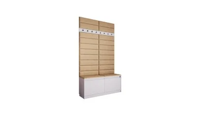 Cuier Hol Klaus VI, Alb/Crem