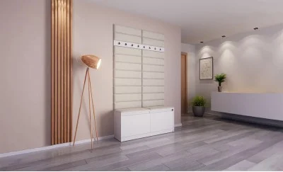 Cuier Hol Klaus VI, Alb/Bej