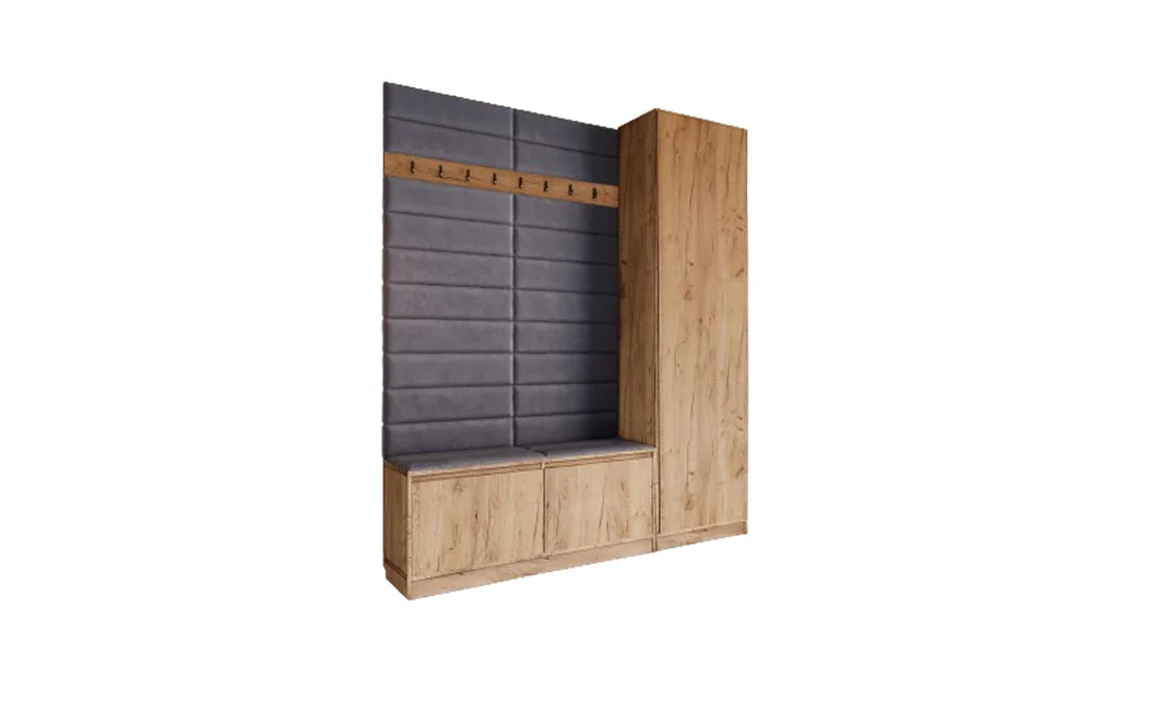 Cuier Hol Klaus  V, Kraft/Gri inchis 2