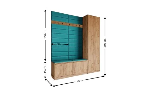 Cuier Hol Klaus  V, Kraft/Turcoaz