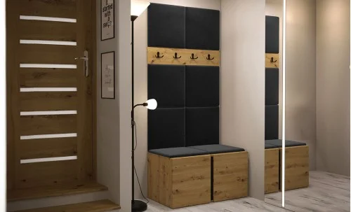 Cuier Hol Luca 10, Artisan/Negru - Manila 18