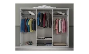 Dormitor Barocco Bianco Gold 6A 160