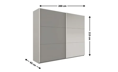 Dulap Vigo Platinum 200 Uși Glisante cu Oglindă