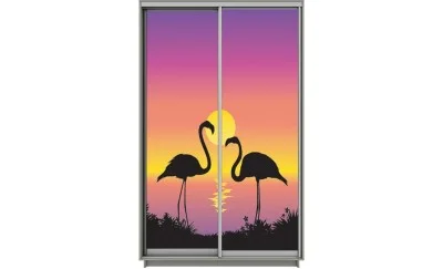 Dulap Print 2 Usi 431, L100 x H220 x A60