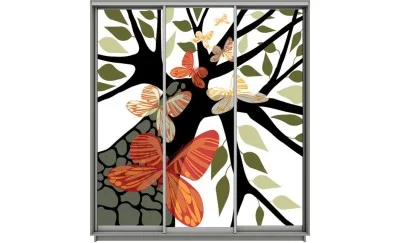 Dulap Print  3 Usi 1442, L190 x H220 x A60