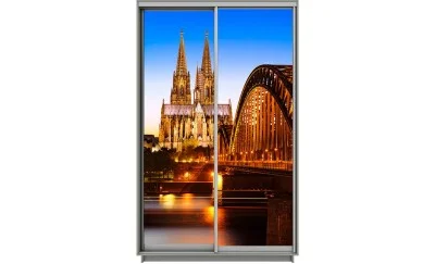 Dulap Print 2 Usi 1784, L100 x H220 x A60