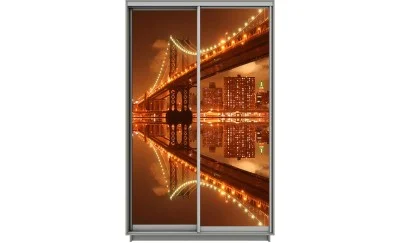 Dulap Print 2 Usi 2333, L100 x H220 x A60