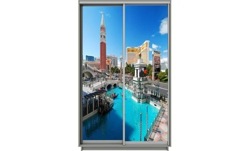 Dulap Print 2 Usi 2539, L100 x H220 x A60