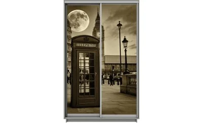 Dulap Print 2 Usi 2557, L100 x H220 x A60