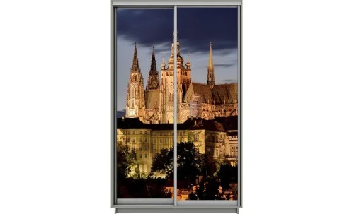 Dulap Print 2 Usi 349, L100 x H220 x A60