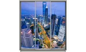 Dulap Print 3 Usi 1762, L190 x H220 x A60