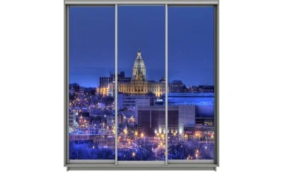 Dulap Print 3 Usi 3038, L190 x H220 x A60