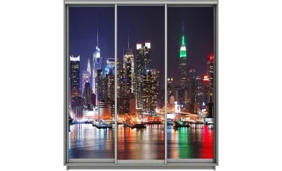 Dulap Print 3 Usi 3076, L190 x H220 x A60