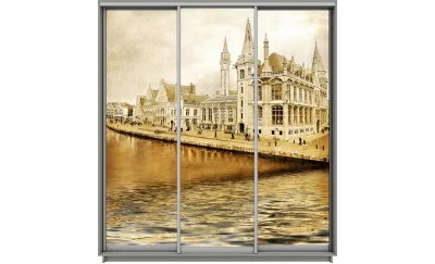 Dulap Print 3 Usi 862, L190 x H220 x A60