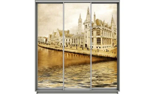 Dulap Print 3 Usi 862, L190 x H220 x A60