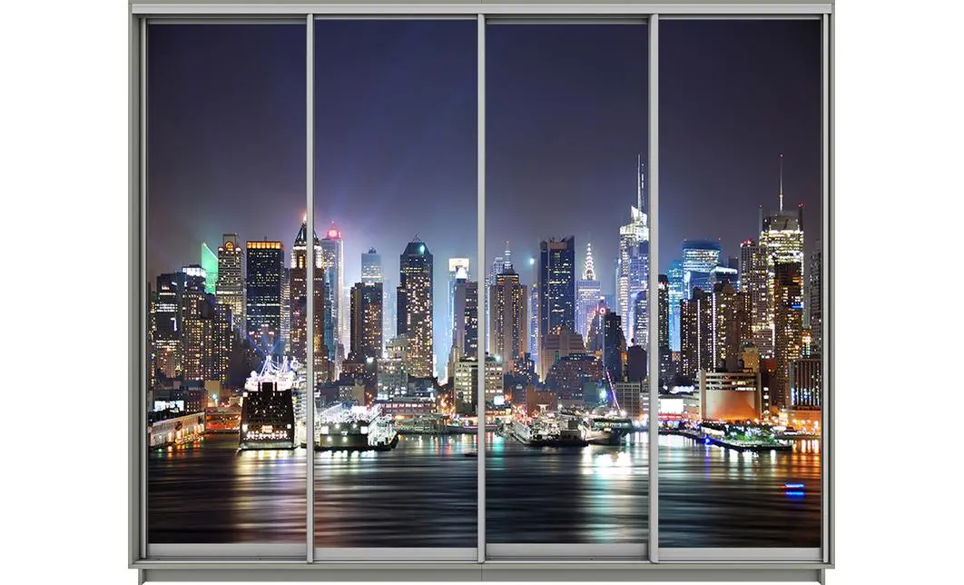 Dulap Print 4 Usi 1761, L310 x H220 x A60