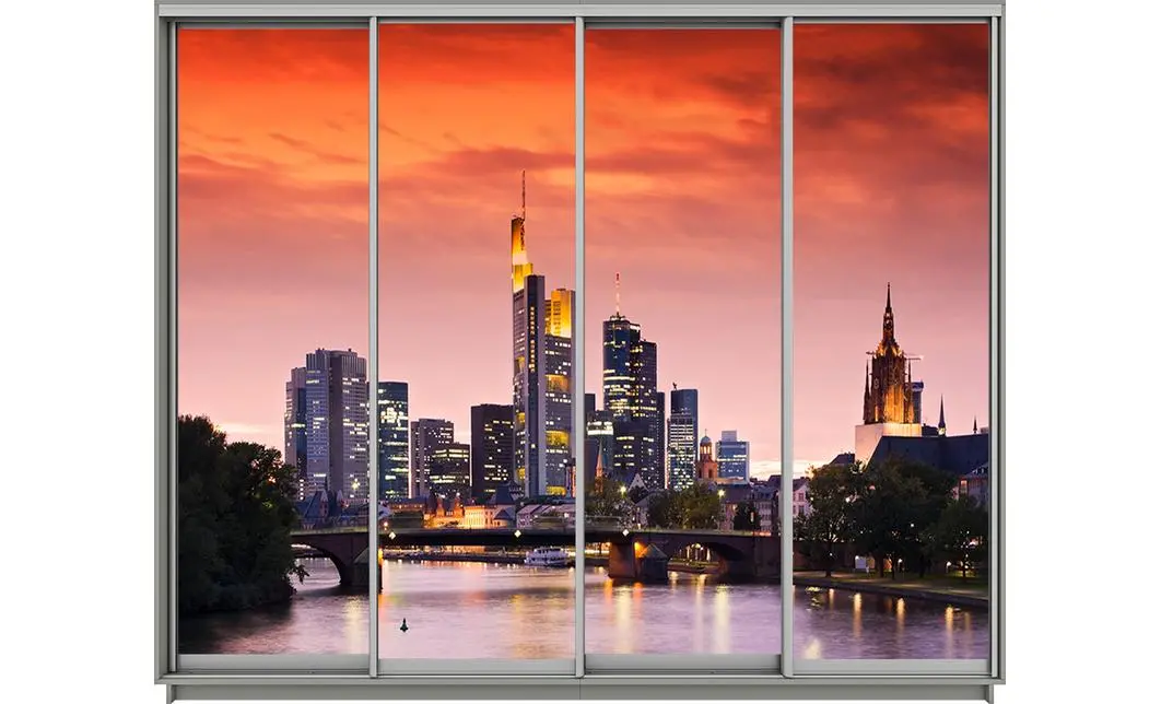 Dulap Print 4 Usi 2340, L310 x H220 x A60