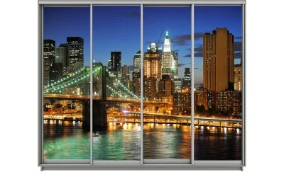 Dulap Print 4 Usi 2354, L310 x H220 x A60