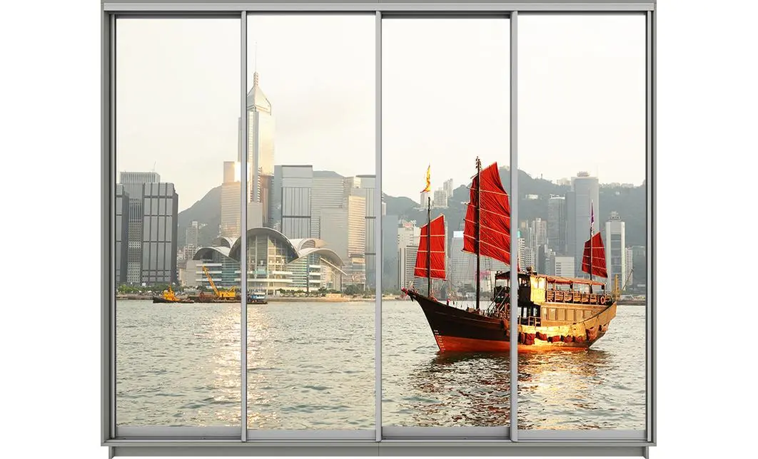 Dulap Print 4 Usi 2542, L310 x H220 x A60