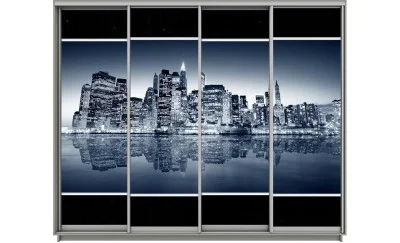 Dulap Print 4 Usi 337, L310 x H220 x A60