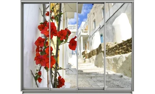 Dulap Print 4 Usi 516, L310 x H220 x A60