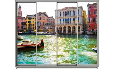 Dulap Print 4 Usi 576, L310 x H220 x A60