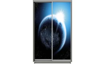 Dulap Print 2 Usi 1012, L100 x H220 x A60