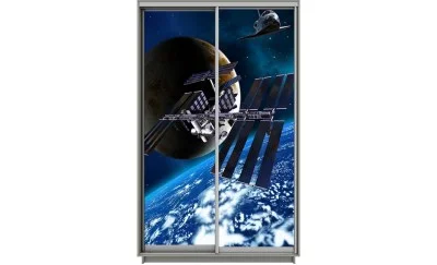 Dulap Print 2 Usi 1462, L100 x H220 x A60