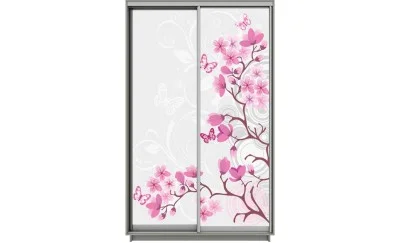 Dulap Print 2 Usi 45, L100 x H220 x A60