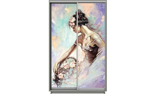 Dulap Print 2 Usi 1048, L100 x H220 x A60