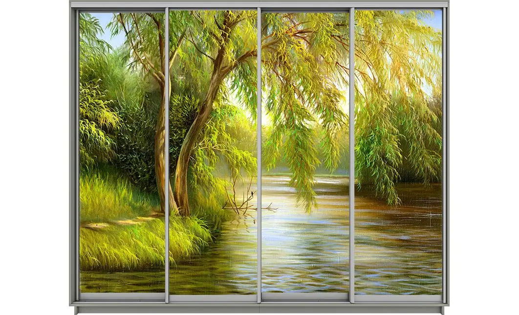 Dulap Print 4 Usi 564, L310 x H220 x A60