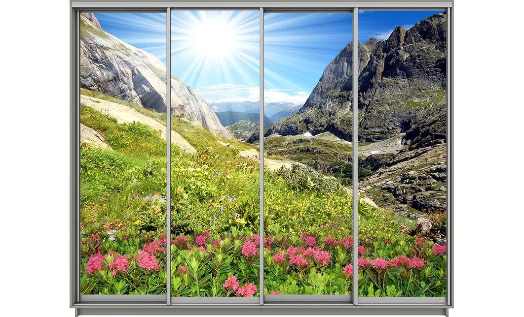 Dulap Print 4 Usi 1287, L280 x H240 x A60