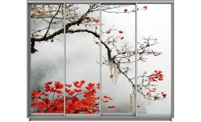 Dulap Print 4 Usi 139, L280 x H240 x A60