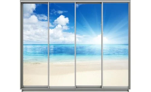 Dulap Print 4 Usi 1739, L280 x H240 x A60