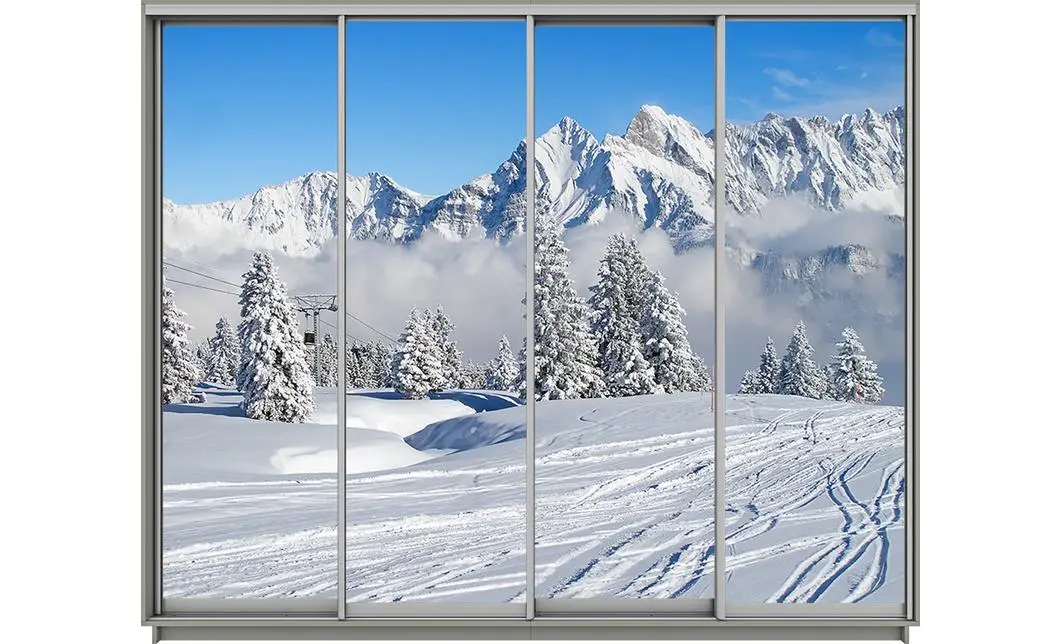 Dulap Print 4 Usi 2311, L280 x H240 x A60